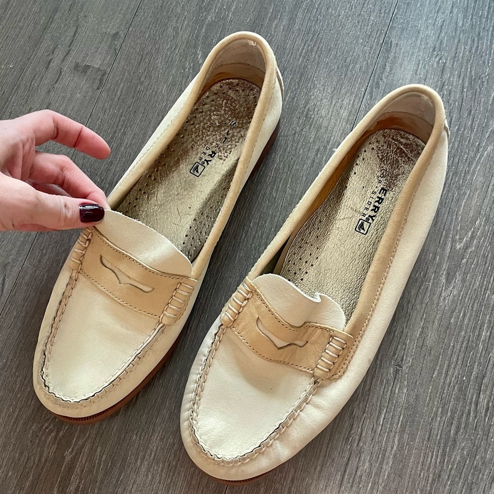 RETRO LEATHER Sperry PENNY LOAFERS